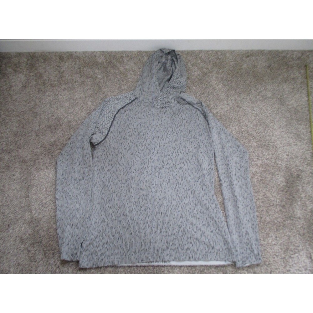 Lululemon Metal Vent Tech Hoodie Green Mens Large Long Sleeve Performance Sz L